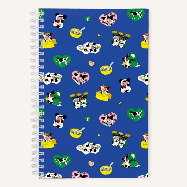 Carnet Amoureux du Lait Bleu (Recto)