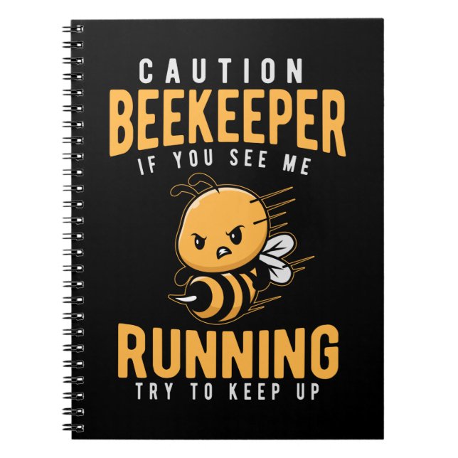 Carnet Amusant apiculteur plaisanter Humour abeille (Devant)