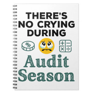Carnet Amusant Auditeur Pas De Pleurage Pendant La Saison