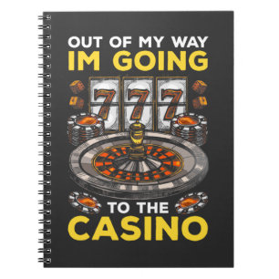 Carnet Amusant Casino Jeu Humour Fente Machine Poker Vent