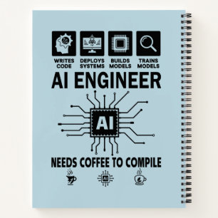 Carnet Amusant ingénieur en intelligence artificielle ama