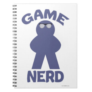 Carnet Amusant jeu de société Nerd Meeple Design amusant