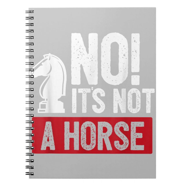 Carnet Amusant jeu d'échecs King Design (Devant)