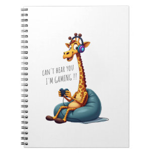 Carnet Amusant Joueur Giraffe Jeu Pour Garçons Homme Jeu