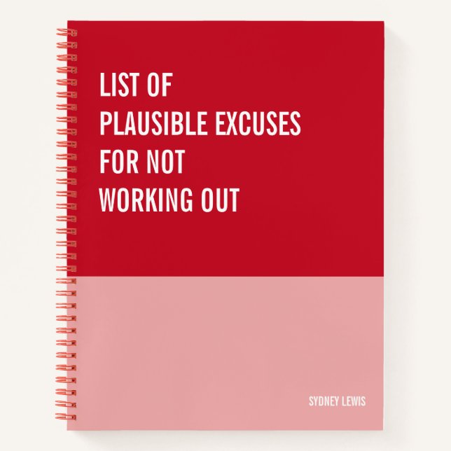 Carnet amusant, Journal de la tablette d'écriture  (Devant)