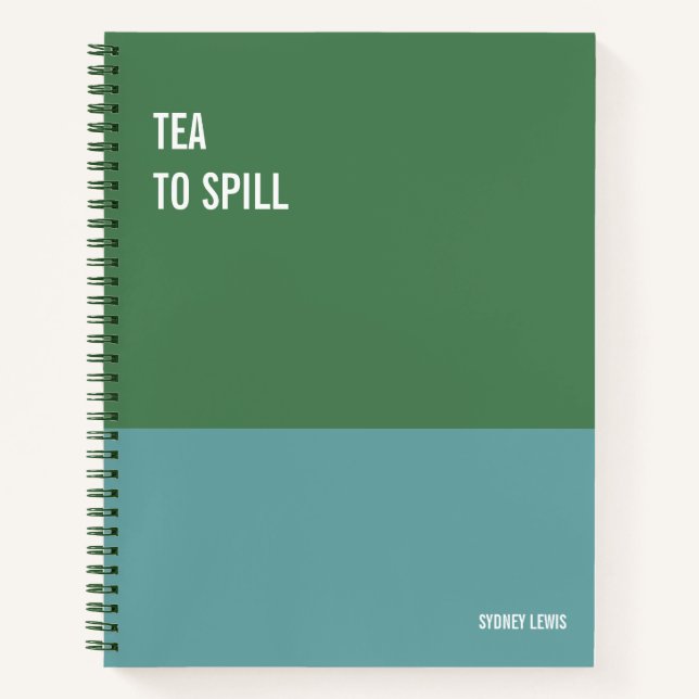 Carnet amusant, Journal de la tablette d'écriture  (Devant)