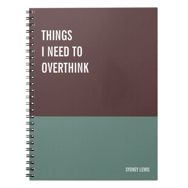 Carnet amusant, Journal de la tablette d'écriture  (Devant)