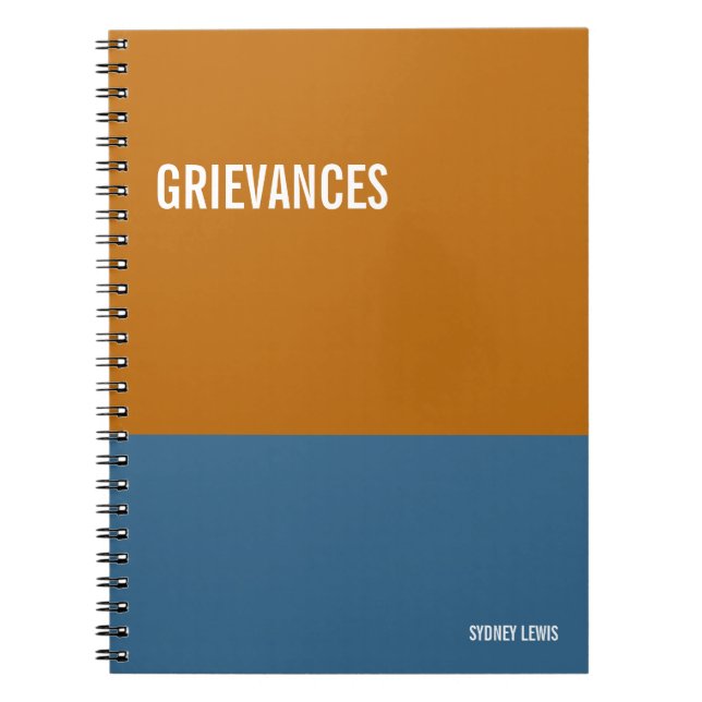 Carnet amusant, Journal de la tablette d'écriture  (Devant)