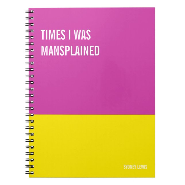 Carnet amusant, Journal de la tablette d'écriture  (Devant)