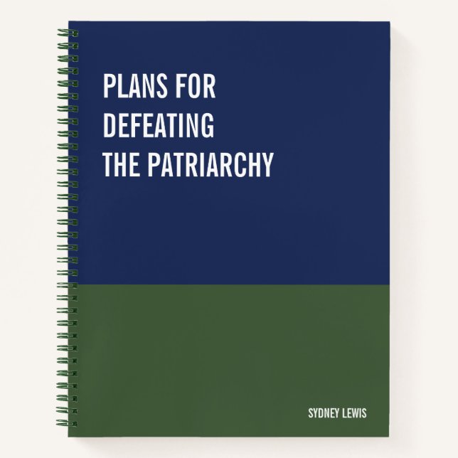 Carnet amusant, Journal de la tablette d'écriture  (Devant)