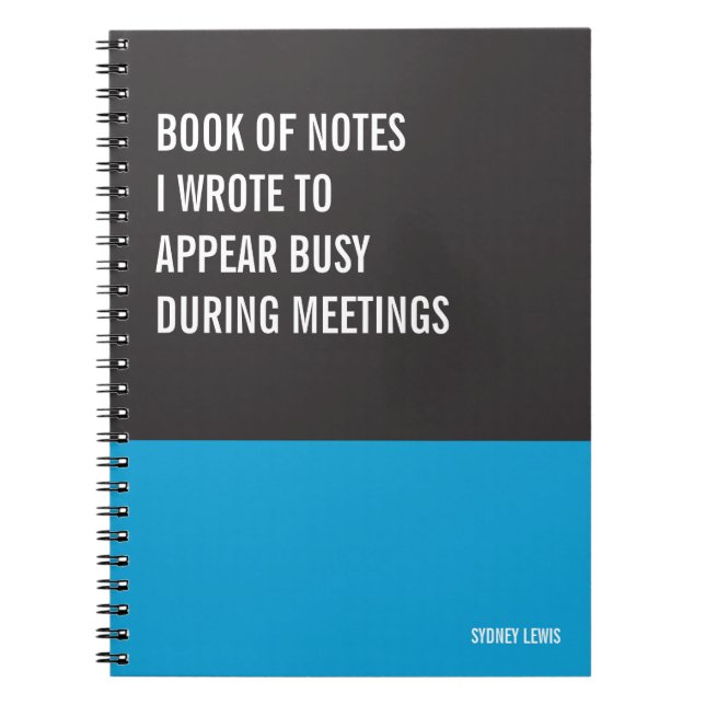 Carnet amusant, Journal de la tablette d'écriture  (Devant)