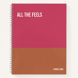 Carnet amusant, Journal de la tablette d'écriture 