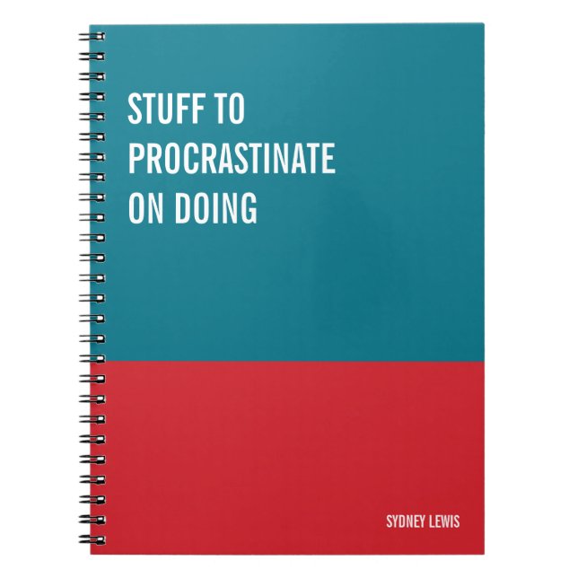 Carnet amusant, Journal de la tablette d'écriture  (Devant)