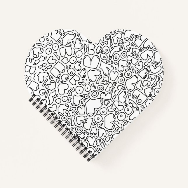 Carnet Amusant motif mammaire adulte (Devant)