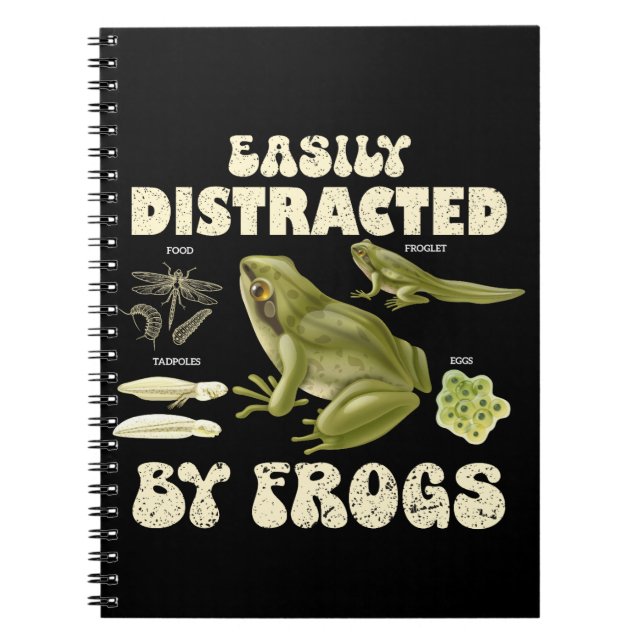 Carnet Amusant Ourson De Grenouille Facilement Distrait P (Devant)