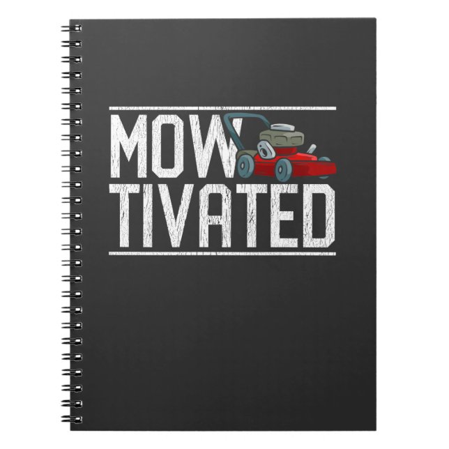 Carnet Amusant tondeuse de pelouse Giant de pelouse tonde (Devant)