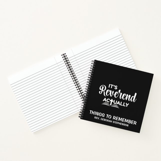 Carnet Amusante Ordination de Pasteur C'EST ACTUELLEMENT  (Intérieur)