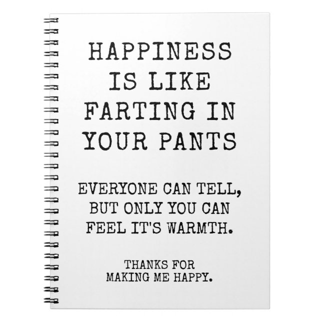 Carnet Amusante Soeur Heureux voeux d'anniversaire (Devant)