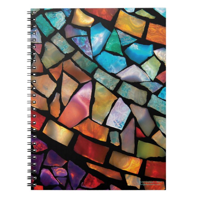 Carnet "amusement de mosaïque en verre souillé de (Devant)