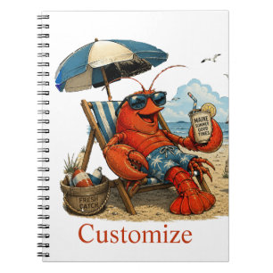 Carnet Amusement d'été Homard du Maine Thunder_Cove