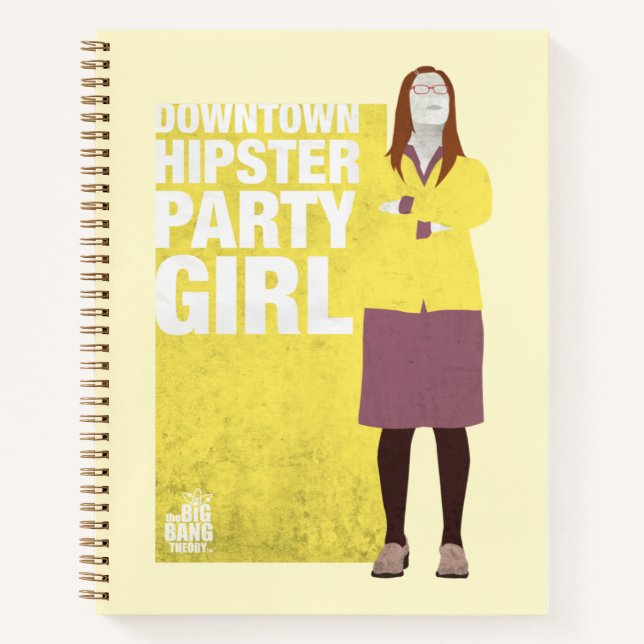 Carnet Amy | Downtown Hipster Party Girl (Devant)