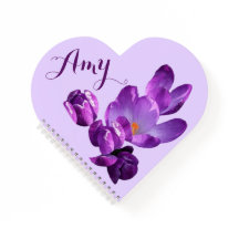Amy nom mauve crocus floral
