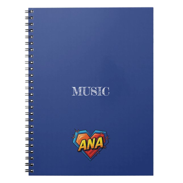 Carnet Ana Blue (Devant)