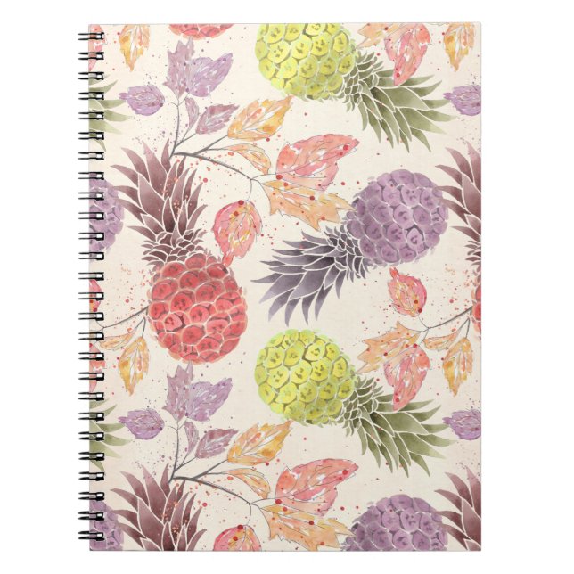 Carnet Ananas, couple sucré, fruit (Devant)