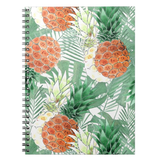 Carnet Ananas, couple sucré, fruits (Devant)