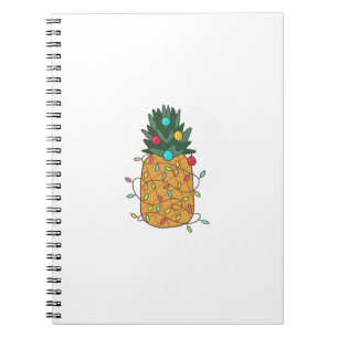 Carnet Ananas de Noël tropical
