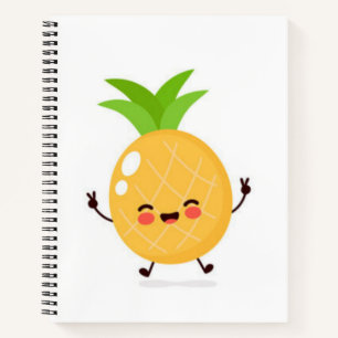 Carnet Ananas de paix mignon