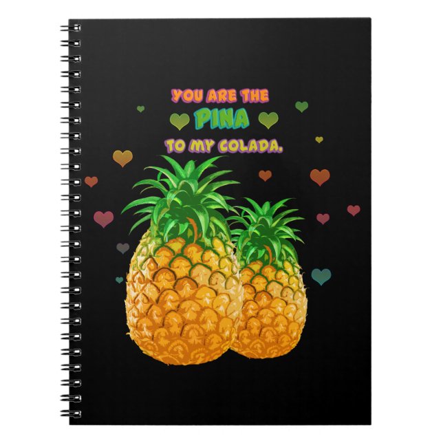 Carnet Ananas Pina Colada (Devant)