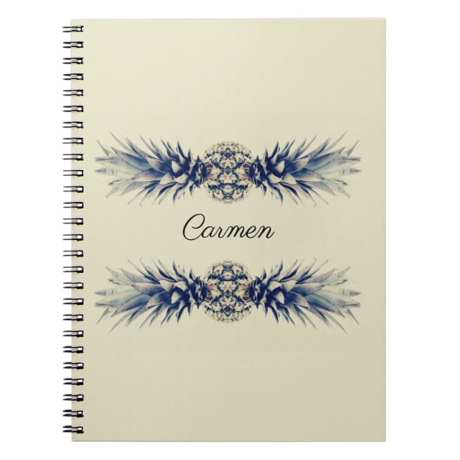 Carnet Ananas Rétrolook  (Devant)