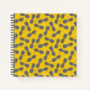 Carnet Ananas Sur Or