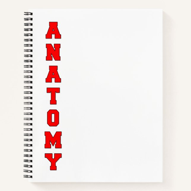 Carnet Anatomie (Devant)
