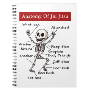 Carnet Anatomie Drôle De Jiu Jitsu Technique De Soumissio