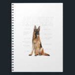 Carnet Anatomie D'Un Berger Allemand Drôle Mignonne Chien<br><div class="desc">Anatomie D'Un Berger Allemand Drôle Mignonne Chien Maman Papa</div>