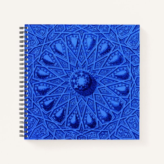 Carnet ancien motif moyen-oriental (Devant)