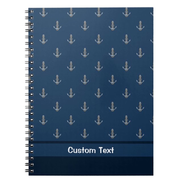 Carnet Ancre avec corde (Devant)