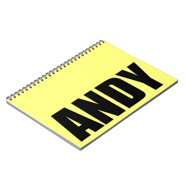 Carnet Andy (Côté gauche)