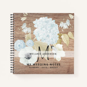 Carnet Anémone blanc Mariage Floral Nouvelles mauvaises h