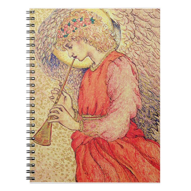 Carnet Ange jouant du flageolet (Devant)
