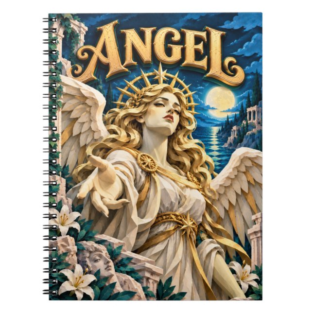 Carnet Ange, Monstre de découpe de papier (Devant)