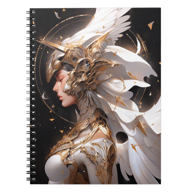 Carnet Angel En Blanc Armor Imaginaire Art (Devant)