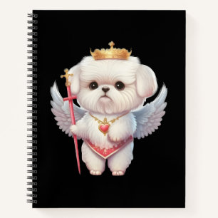 Carnet Angel Maltese Chiot, Maltes amoureux de les chiens