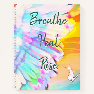 Carnet Angel Wing Arc-en-ciel - Beurre Respirer Heal Rise