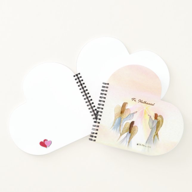 Carnet Angels religieux personnalisés (Intérieur)