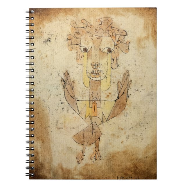 Carnet Angelus Novus par Paul Klee (Devant)
