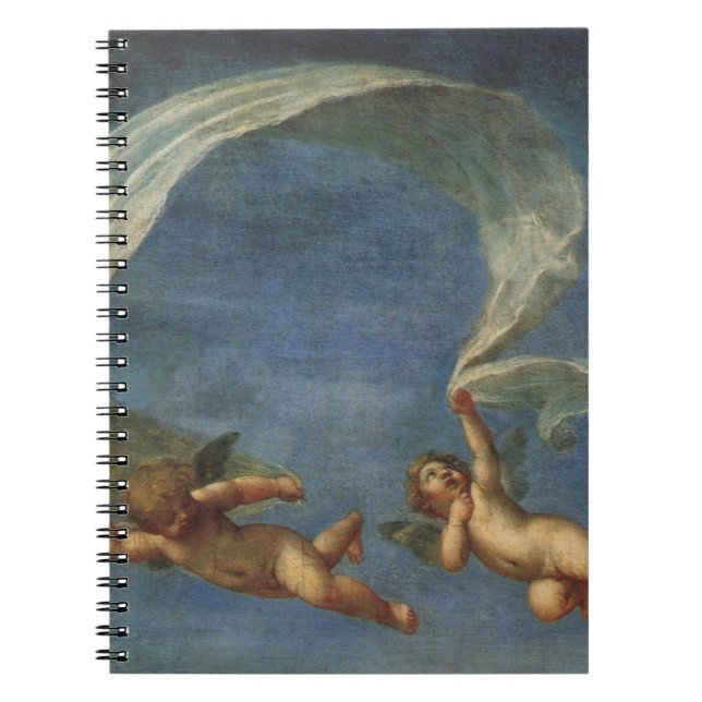 Carnet Anges Détail d'Adonis conduit par des Cupidons par (Devant)