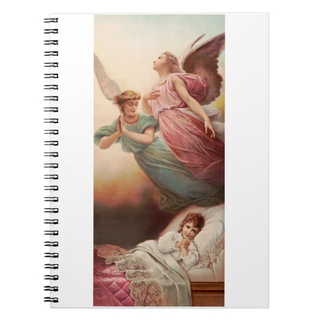 Carnet Anges gardiens avec enfant (Devant)
